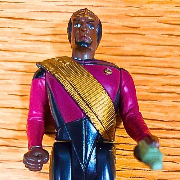 Worf - Star Trek The Next Generation (TNG) -Vintage - Galoob - 1988 - Picture 1 of 3